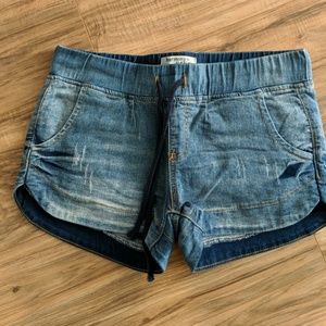 Denim shorts